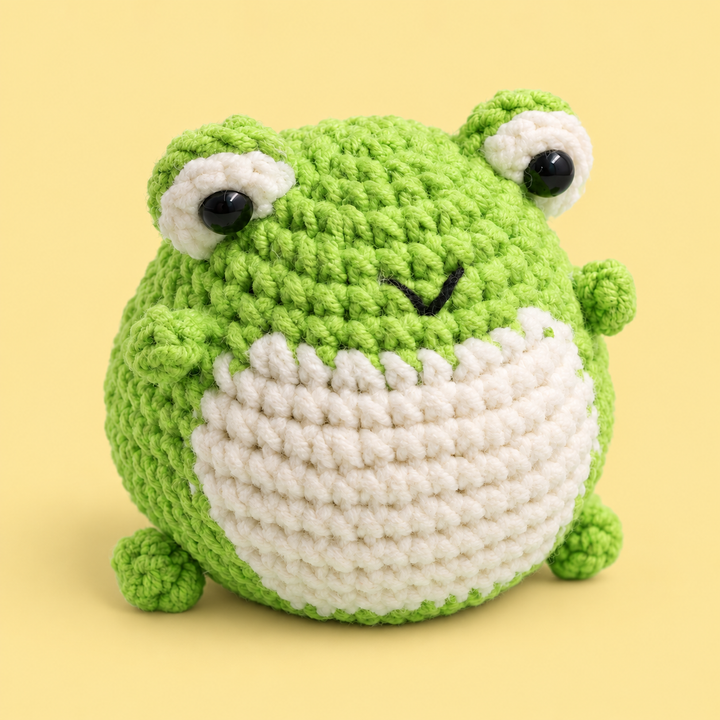 Pistache the Frog – Beginner Crochet Kit