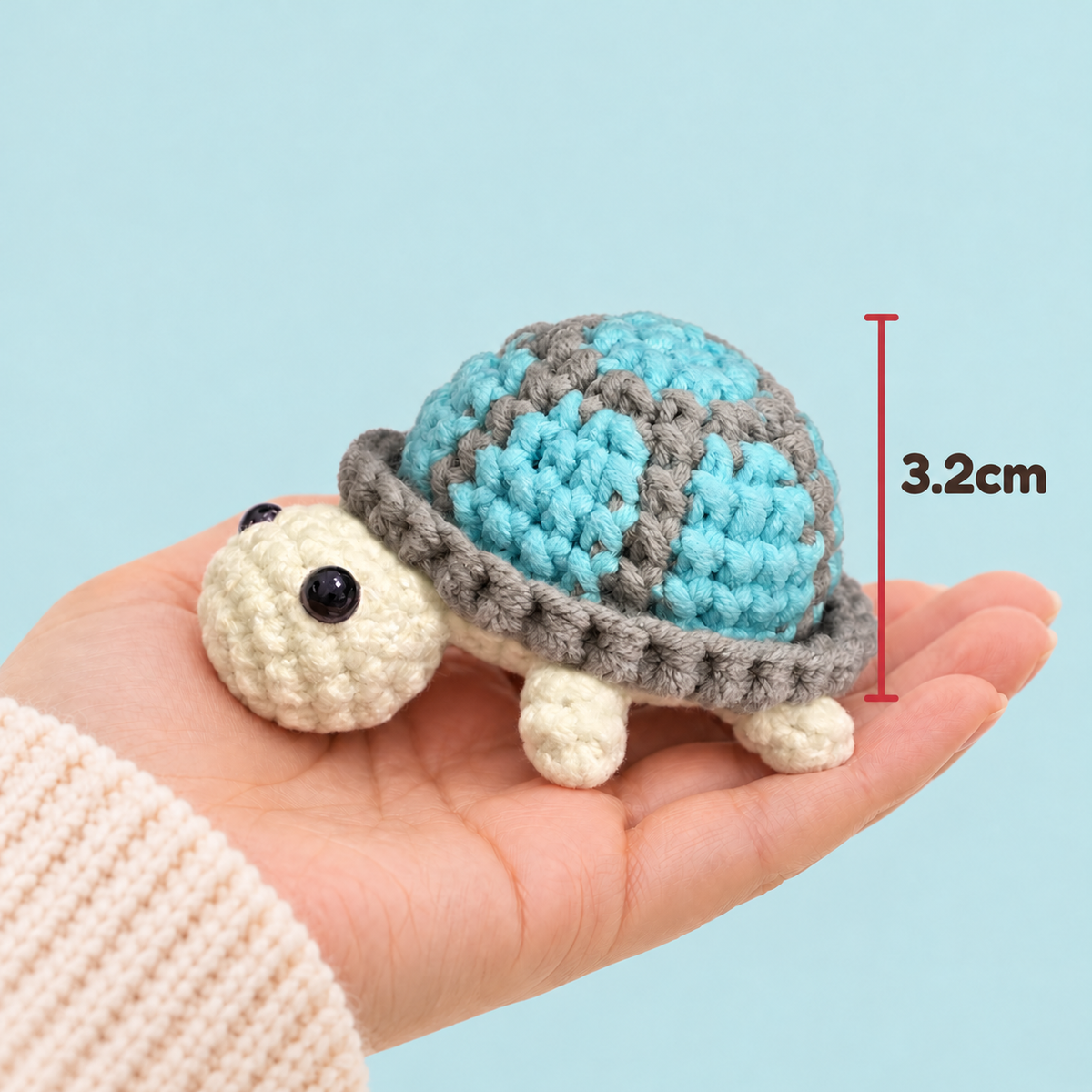 Lulu the Turtle – Beginner Crochet Kit