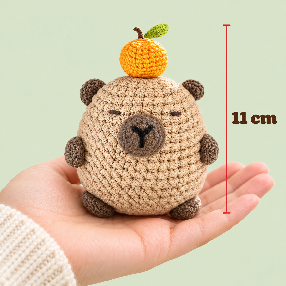 Caramel — Height in hand